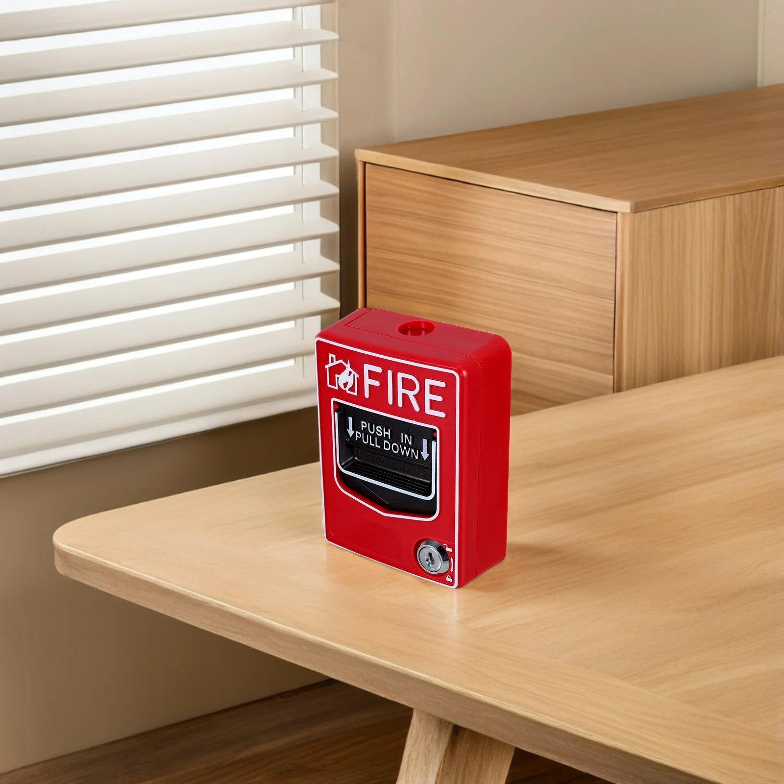 Manual Reset Fire Alarm Button Emergency Stop Switch Durable and Reliable for Residential Commercial Industrial Safety Easy to