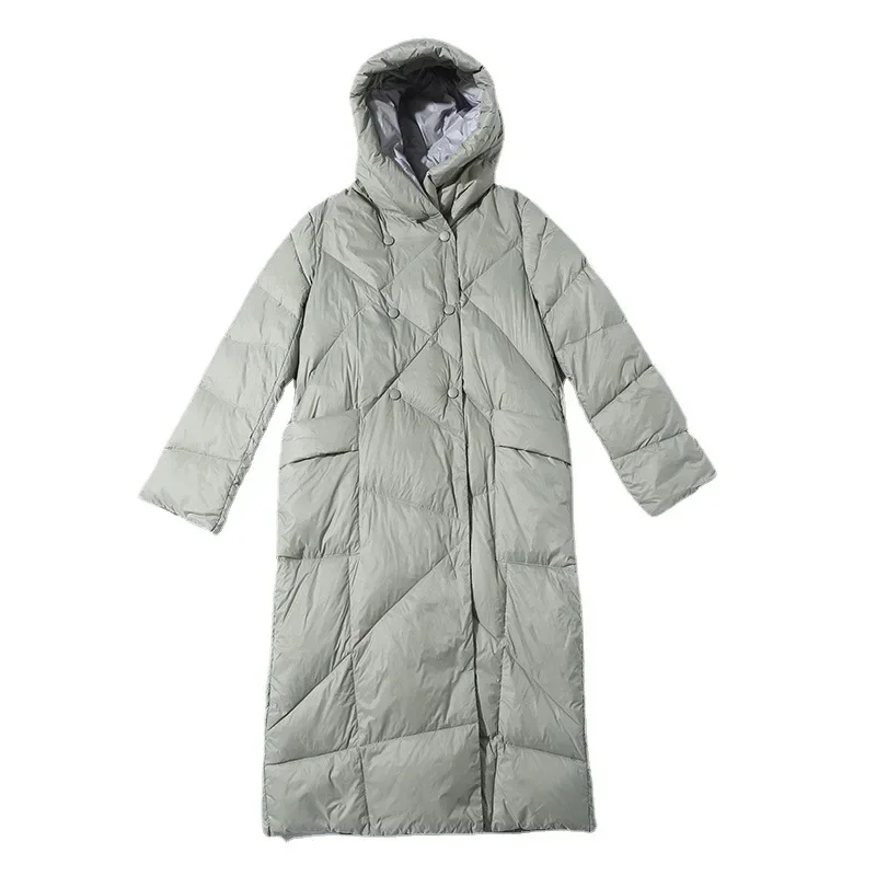 2022 New Winter Women White Duck Down Hoodies Jackets Coats Fashion Casual Puffer Warm Ski Coats