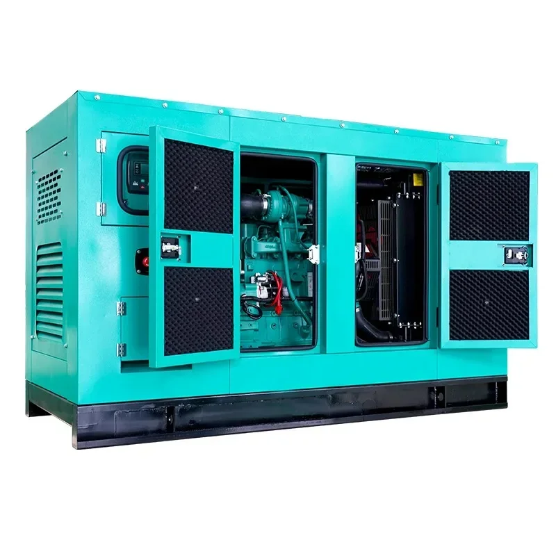 silent box diesel generator set 30kW 50/100/150/200/500kW School Hotel
