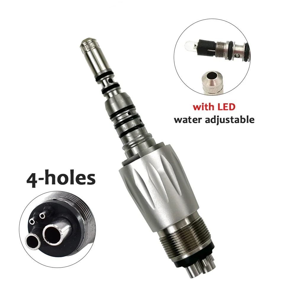 Dental LED Quick Coupler Coupling Fit Kavo Fiber Optic Handpiece 2hole 4Hole 6Hole Connect Dentistry Tools