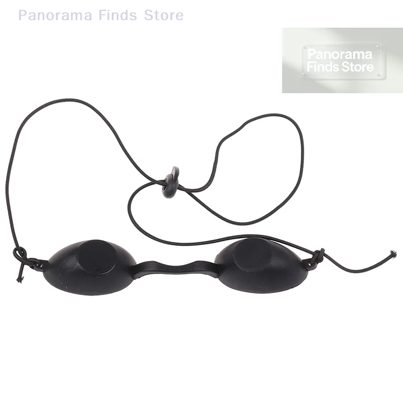 Black Protective Laser Safety Goggles for IPL And Light-Based Beauty Treatments Eyewear for Professional Clinics