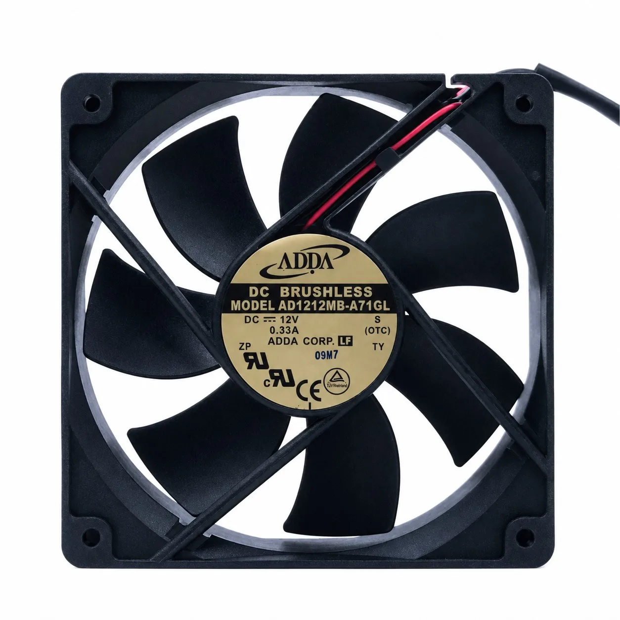 AD1212MB-A71GL PC Case Cooling Fan 120x120x25mm 12025 12V 0.33A 2050RPM Dual Ball Bearing for ADDA