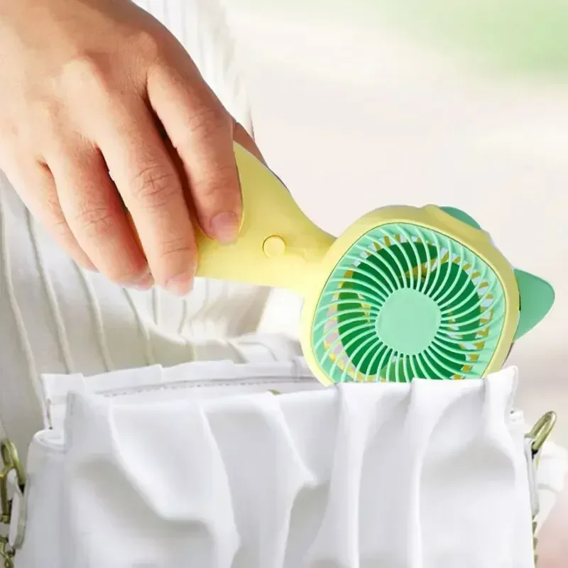 Mini Portable Fan Handheld Electric Fan for Home Outdoor Travel Camping Air Cooler Handheld Small Pocket Fan