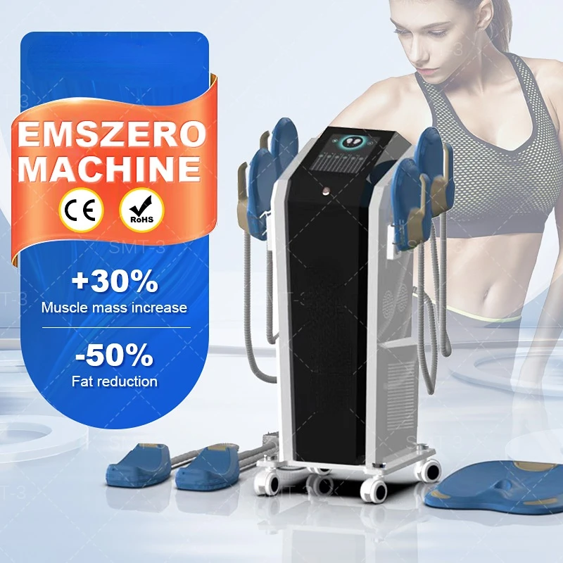 2022 neo DLS-EMSLIM body 5000W sculpting machine 13tesla 4handles building muscle stimulator machine hiemt emszero