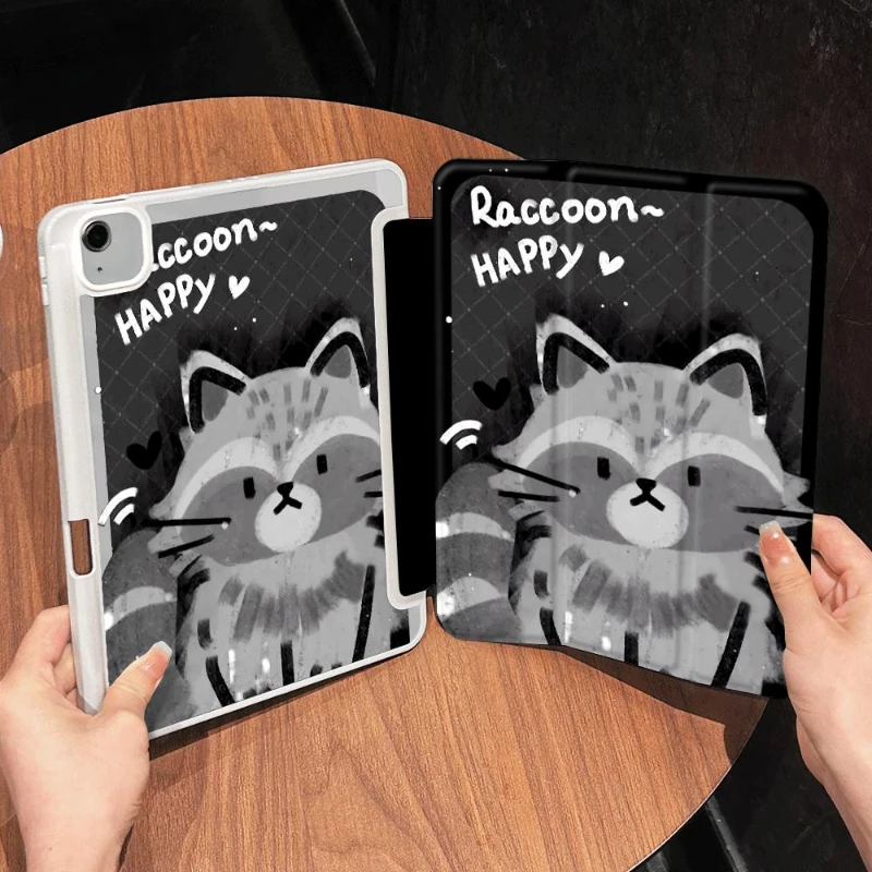 

Serious Cat Cover Funda for Ipad 2017 10.5 Inch 9.7 5th 6th Gen IPad Air 4 10.9 2020 Air 5 IPad 10th Generation Smart PU Case