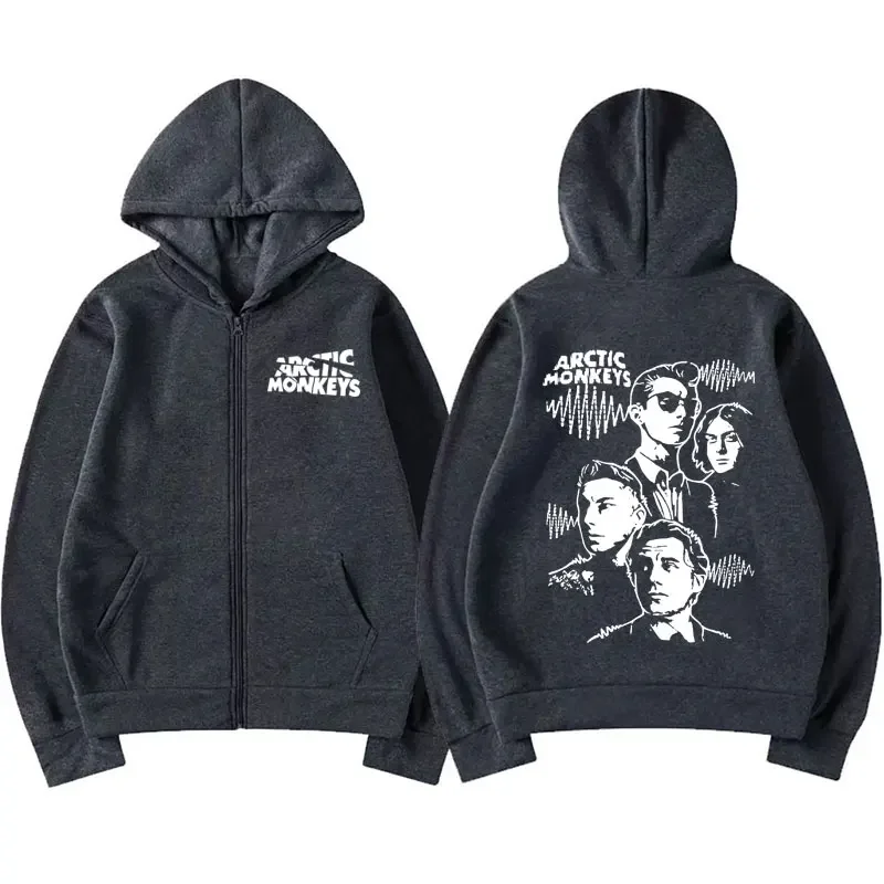 Arctic Monkeys Rock Band Zipper Hoodies I Wanna Be Yours 505 Do I Wanna Know? Hoody Men Women Retro Zip Up Jackets Sweatshirts