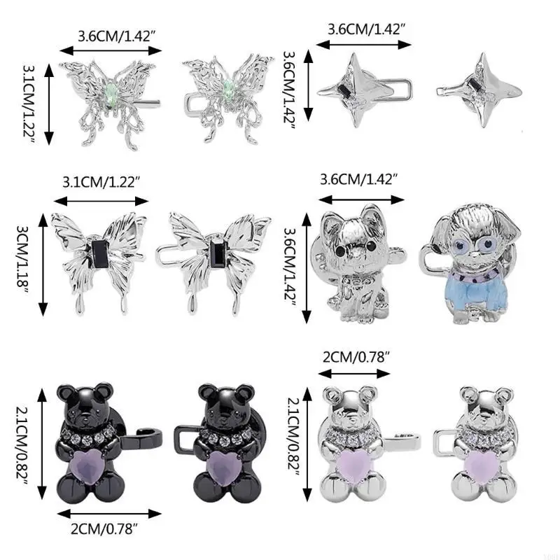 Jean Button Pins No Sew Sew ปุ่มเอวหัวเข็มขัด Pin Pin ทันทีปุ่ม y08e