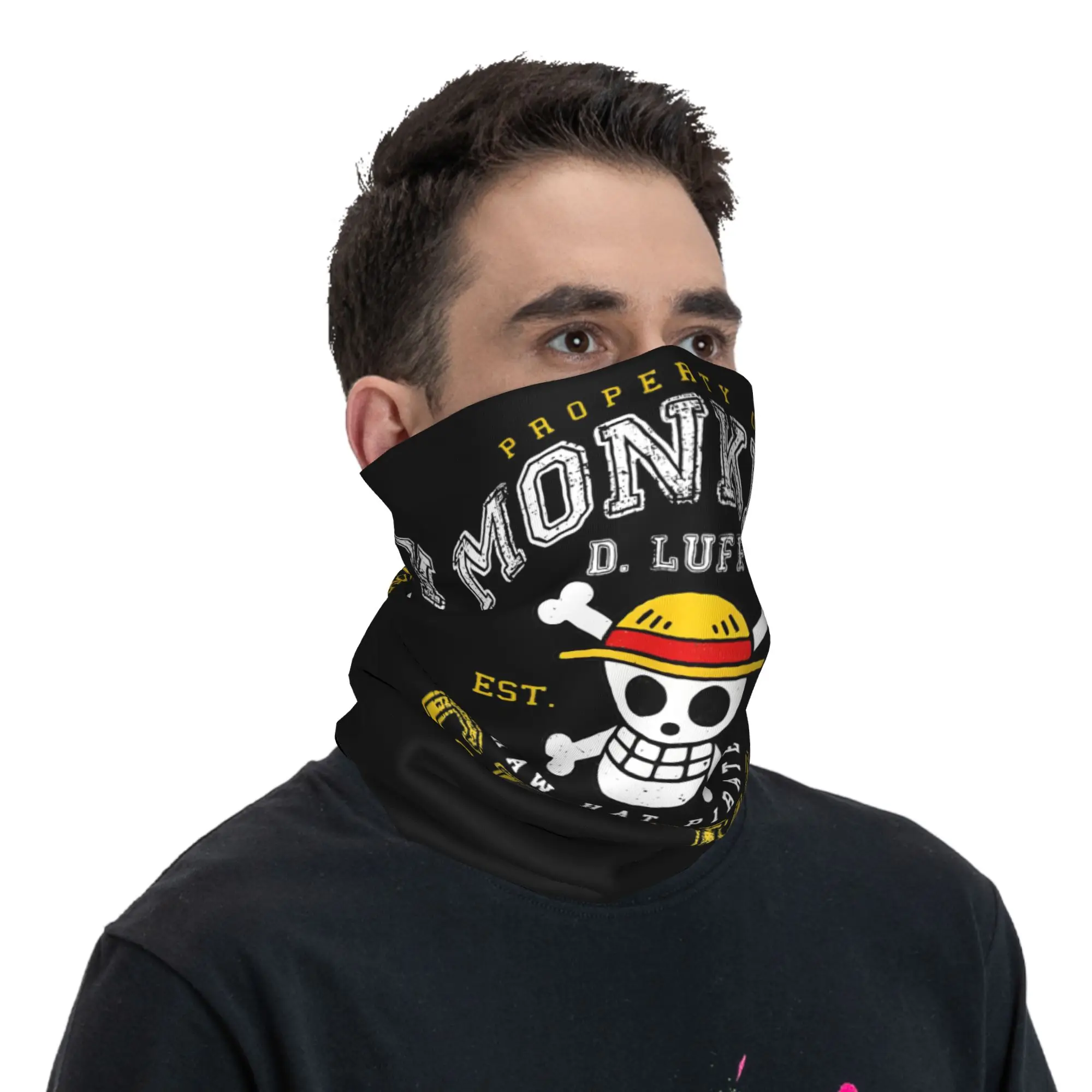 قبعة القش القراصنة طاقم قطعة واحدة الوجه وشاح ميرش الرقبة الجراب باندانا بارد الرياضة في الهواء الطلق عقال للرجال النساء كل موسم