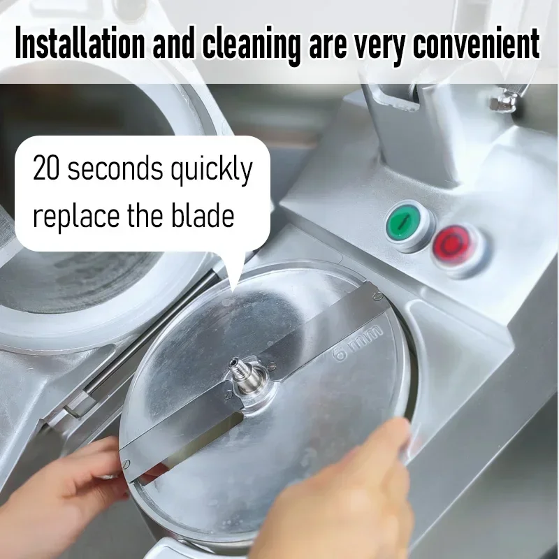 الفولاذ المقاوم للصدأ الكهربائية البطاطس البصل الخضار القطاعة التكعيب قطاعة الخضراوات التجارية