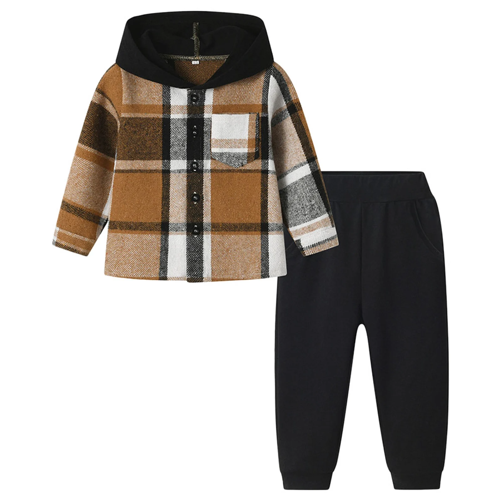 

Спортивный костюм для мальчиков Troop, толстовка с длинными рукавами и цветными блоками, толстовка и штаны для бега, комплекты из 2 предметов, одежда для маленьких мальчиков 5 лет