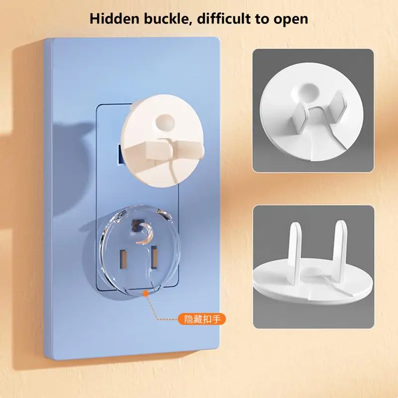 Child Safety Outlet Covers Baby-Proof Socket Protectors Electric Shock Guard Plug Covers For Electrical Outlets To Prevent Power