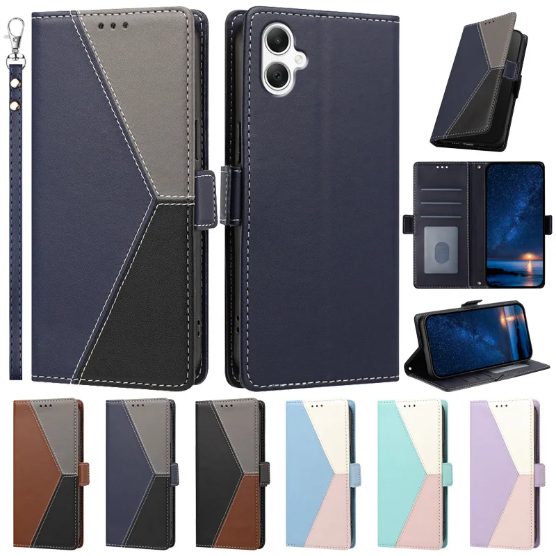 Magnetic Leather Case For Samsung Galaxy M17 M56 M36 M35 M54 M34 M16 M15 M14 M23 M33 M53 5G M13 4G M06 M07 Wallet Stand Cover