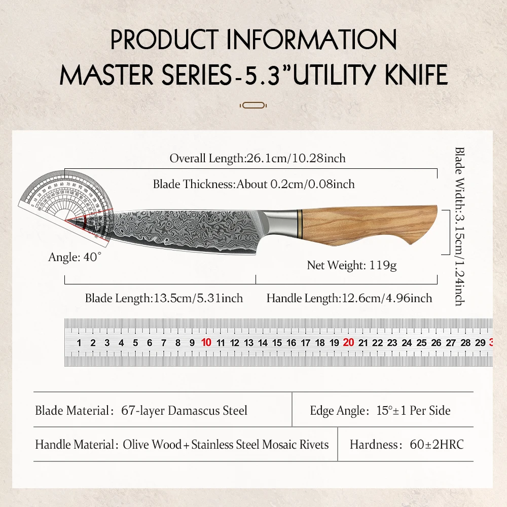 Hezhen Master 5.2" Utility — photo 2