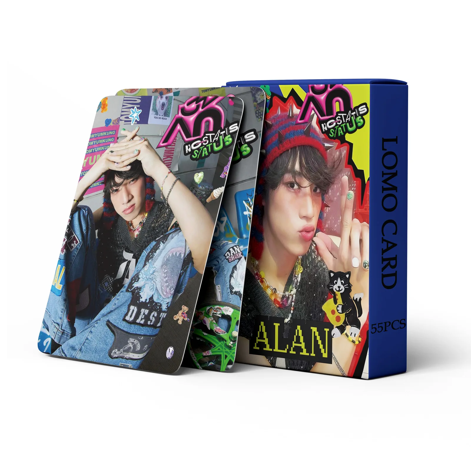 

55 шт. в наличии ALAN BUS Fan Collection Card No-Status Status Фотокарта открытка ломо-карта