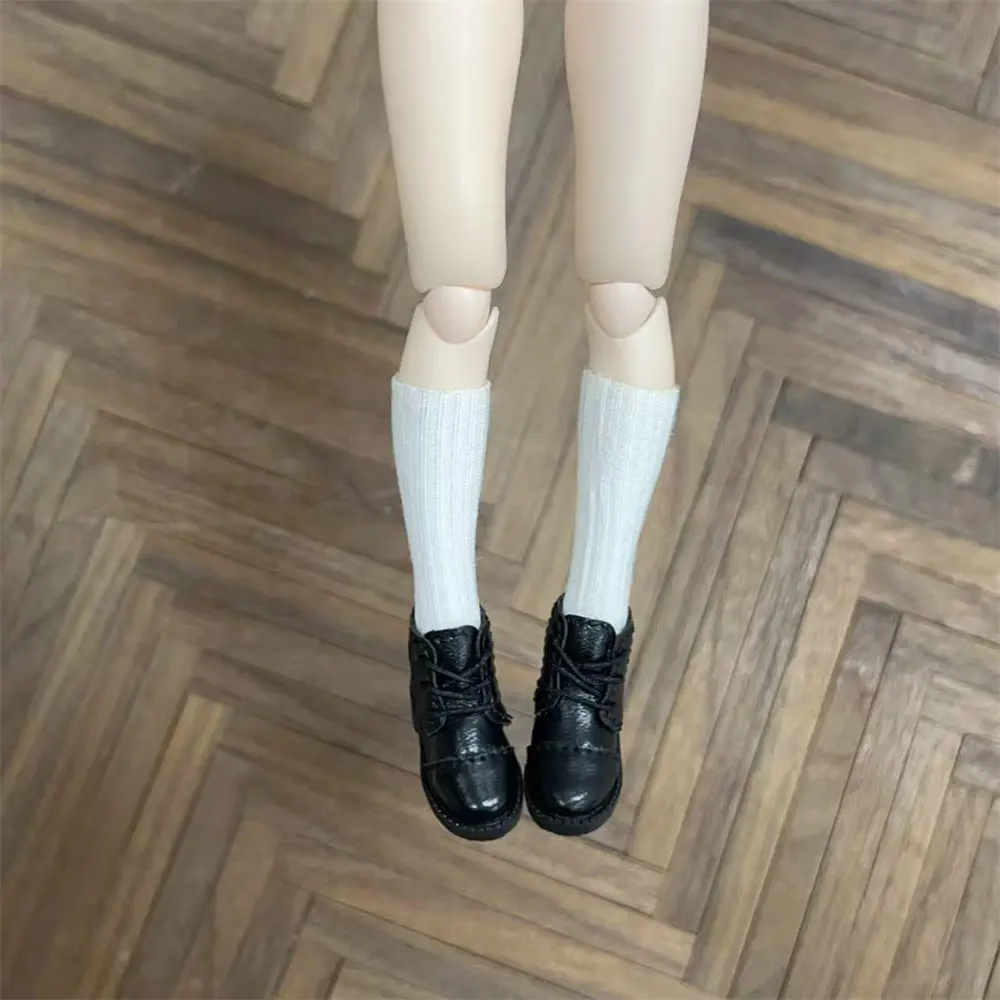 

Точечный инвентарь, кожаные туфли с высоким берцем/низким берцем, туфли-лодочки на высоком каблуке с низким вырезом, кукла BJD Azone/OB22, черные, повседневные игрушки, аксессуары для кукол для девочек