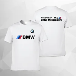 2024 BMW erkek bisiklet motosikleti yüksek kaliteli kısa kollu, bisiklet sporları açık hava erkek ve kadın modası BMW kısa kollu