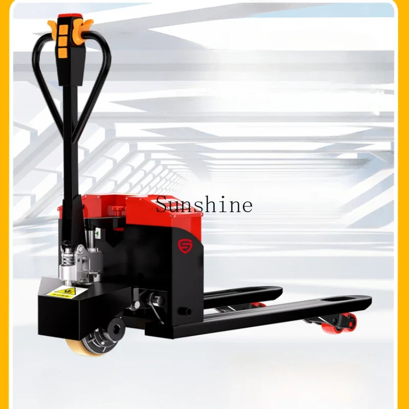 

Electric forklift lift pallet handling small hydraulic ground cow manual lithium battery simple