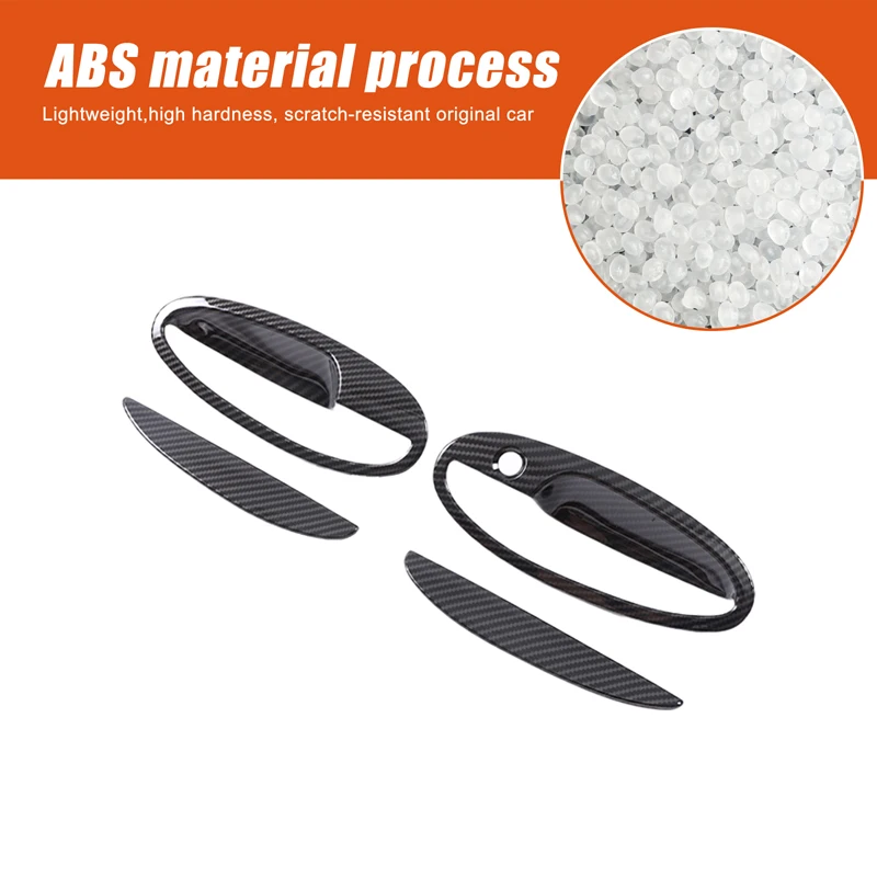 For Chevrolet Corvette C5 1998-2004 ABS Carbon Fiber Car Door Handle Cover Protective Sticker Car External Accessories