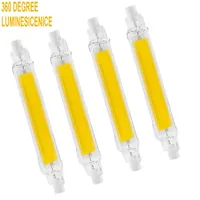 High Power LED R7s COB Glass Tube 78mm 118mm J78 J118 COB Light Bulb AC110V 120V 130V 220V 230V 240V Home Replace Halogen Lamp