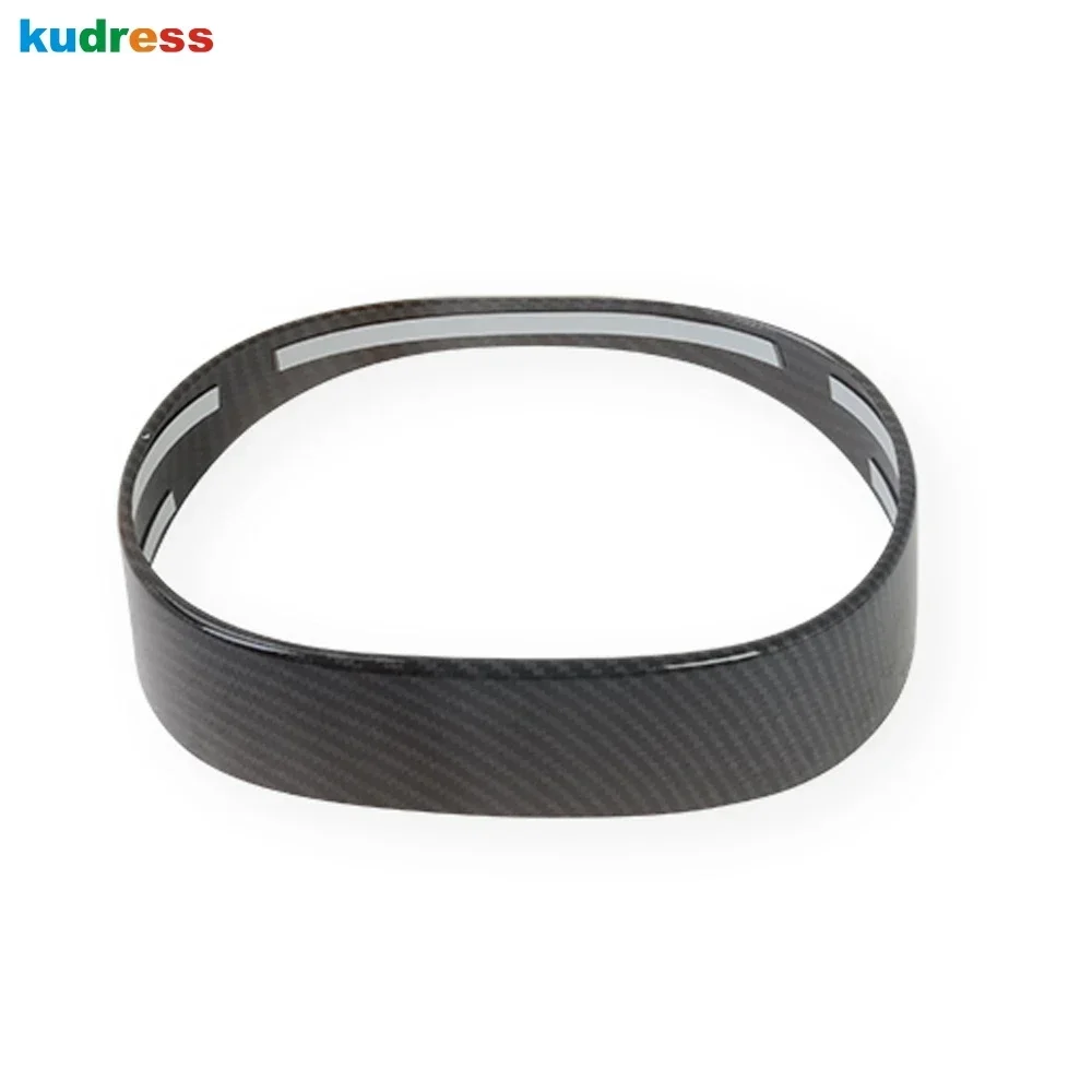 For Mazda CX5 CX-5 CX8 CX-8 2017-2020 2021 2022 2023 2024 Carbon Fiber Car Front Logo Frame Circle Emblem Cover Trim Accessories view 2