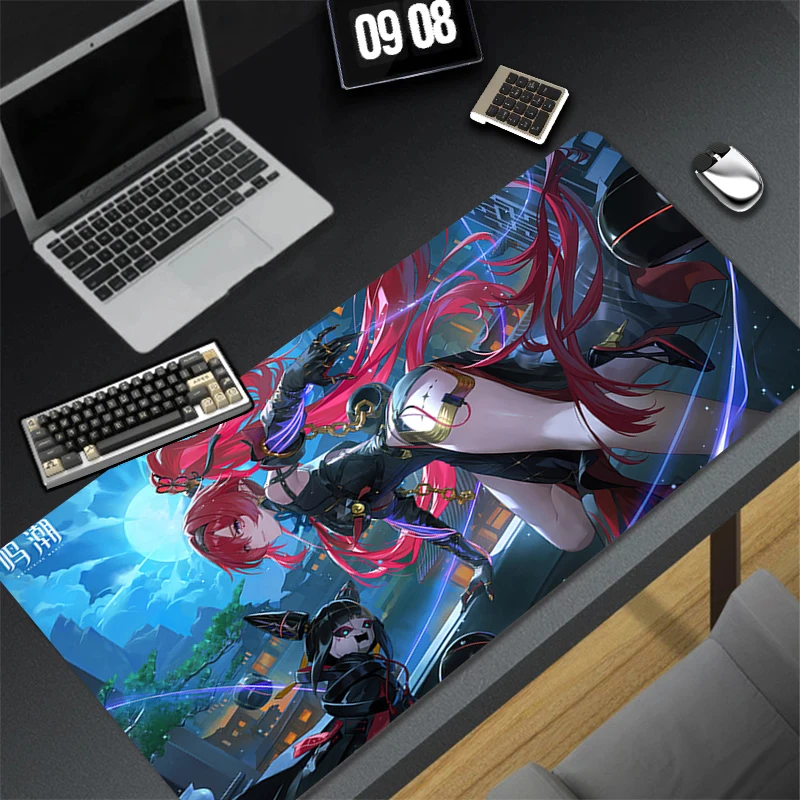 

Computer Gaming Accessories HD Mousepad Office PC Mouse Pad Keyboard Pad Desk Decoracion Wuthering Waves Yinlin Anime Desk Mat