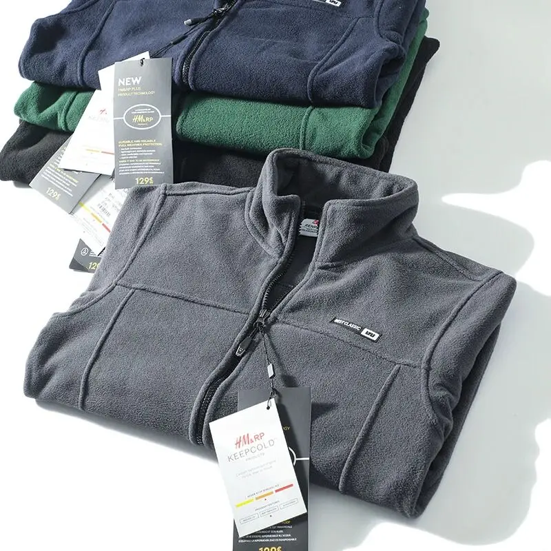 

Good Reputation Heated Fce Outdoor Men's Sportswear Stand Collar Casual Jaet Zipper Closure Long Sve Polyester Fiber