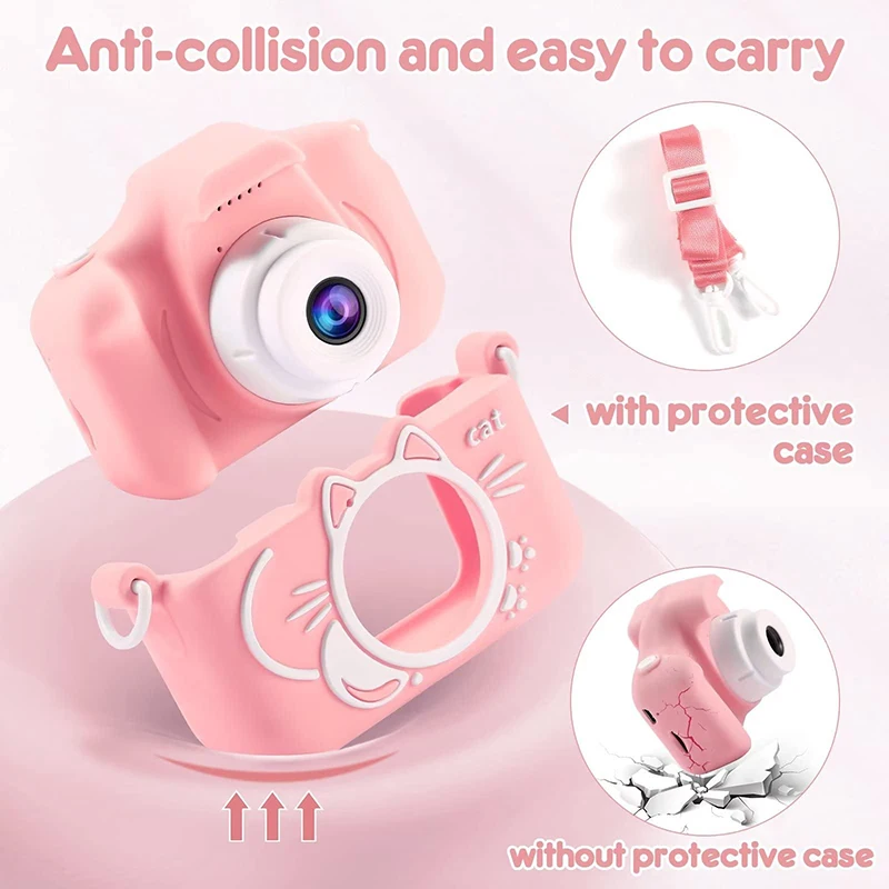 

Electronic products, children's cameras, toys, 2-inch screens, high-definition cartoon children's digital cameras, mini DSLR cam