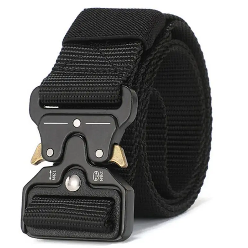 Men Belt Outdoor Hunting Outdoors Belt Multi-Function Buckle Nylon Belt High Quality Canvas Belt