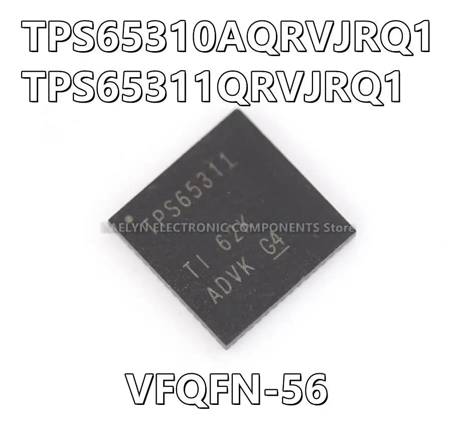 5Pcs/lot TPS65310AQRVJRQ1 TPS65310A TPS65311QRVJRQ1 TPS65311 PMIC Voltage Regulators - Linear Switching 56-VQFN (8x8)