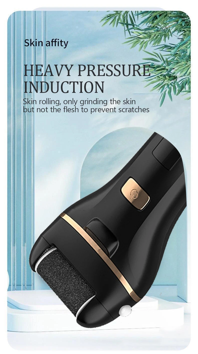 Waterproof Charged Electric Foot File for Heels Grinding Pedicure Tools Professional Foot Care Tool Dead Hard Skin Callus USB
