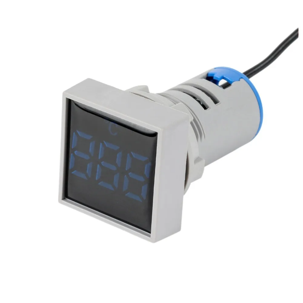 -20-+199℃ Temperature Panel LED Digital Display Temperature Meter AC50-380V Mini Tester Detector Gauge Electric