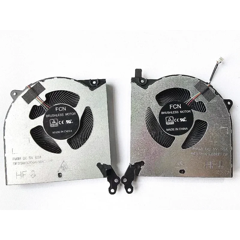 Laptop CPU + GPU Cooling Fan Replacement for Lenovo Legion Y7000 R7000 2020H（2020）Series FM9H FM9J 5F10S13917 DC5V Fan