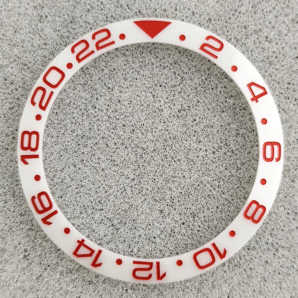 Керамический безель 38 мм GMT подходит для корпуса 40 мм, безель 38 мм * 30,7 мм, аксессуары для мужских часов