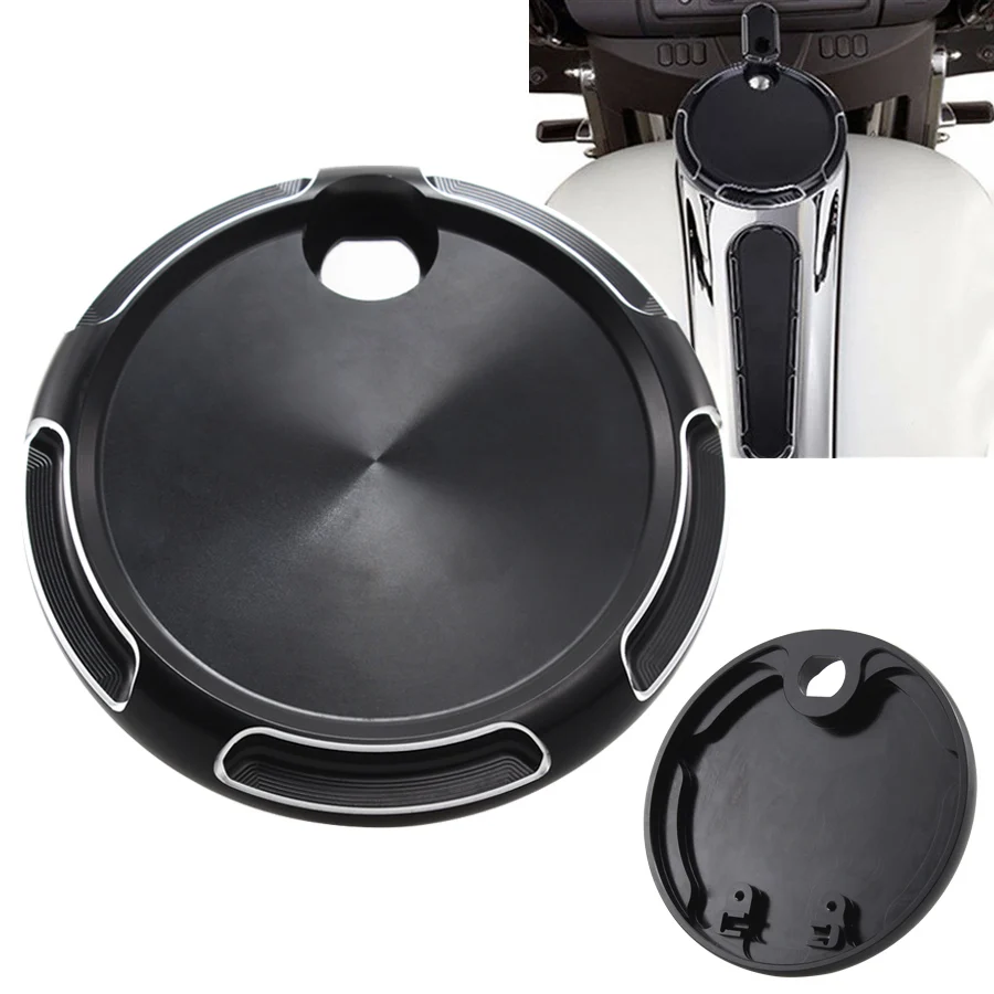 

Для Harley CVO Road Glide Electra Road Glide топливный бак консоли дверь мотоциклетная заготовка алюминиевый черный топливный бак консоль дверная крышка