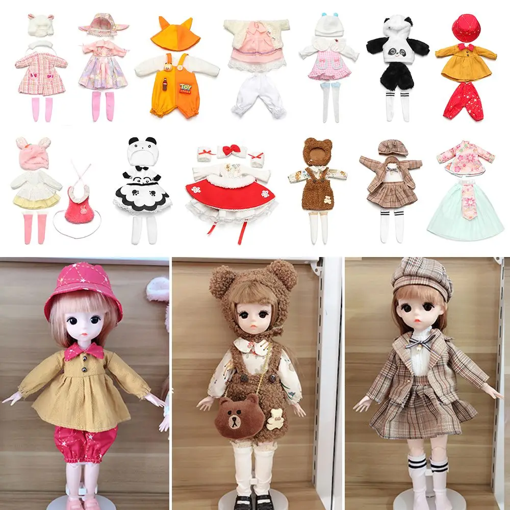 1/6 BJD Dollhouse Wedding Party Doll Clothes and Accessories Clothes Dress Doll Costume Suit Changing Dressing Game