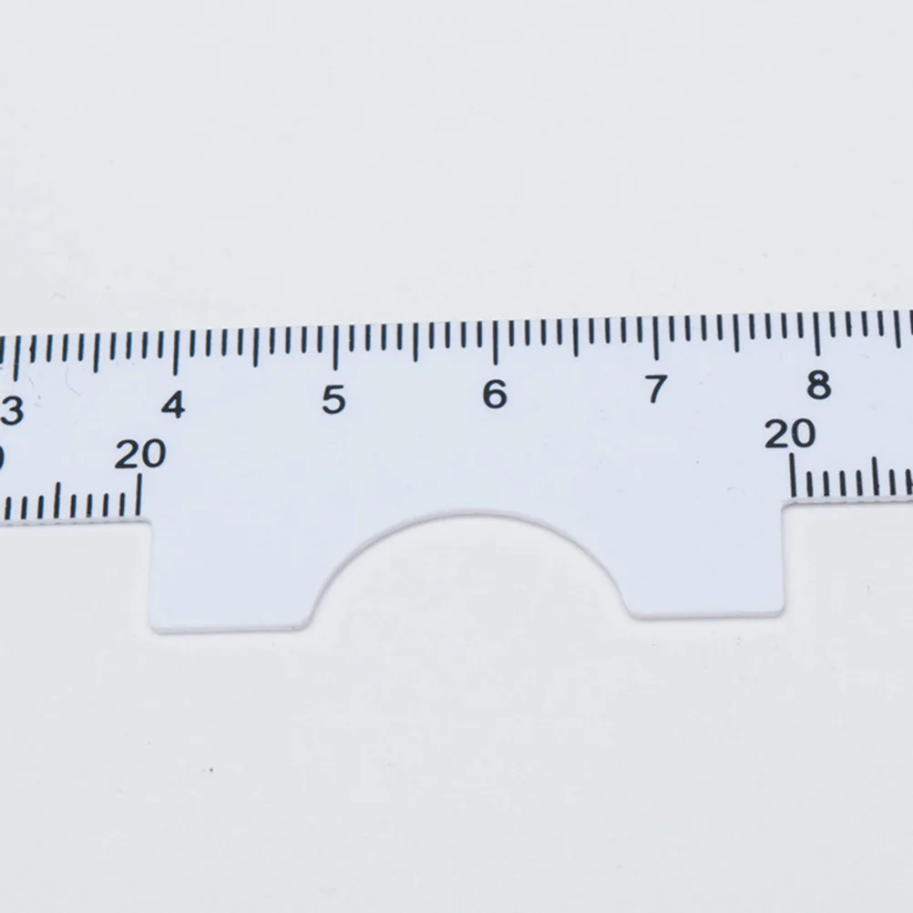 

5Pcs Flexible Pupil Distance Ruler Plastic Material Long Lasting Eye Ophthalmic Tool for Hospital Goggles Pupil Distance Ruler