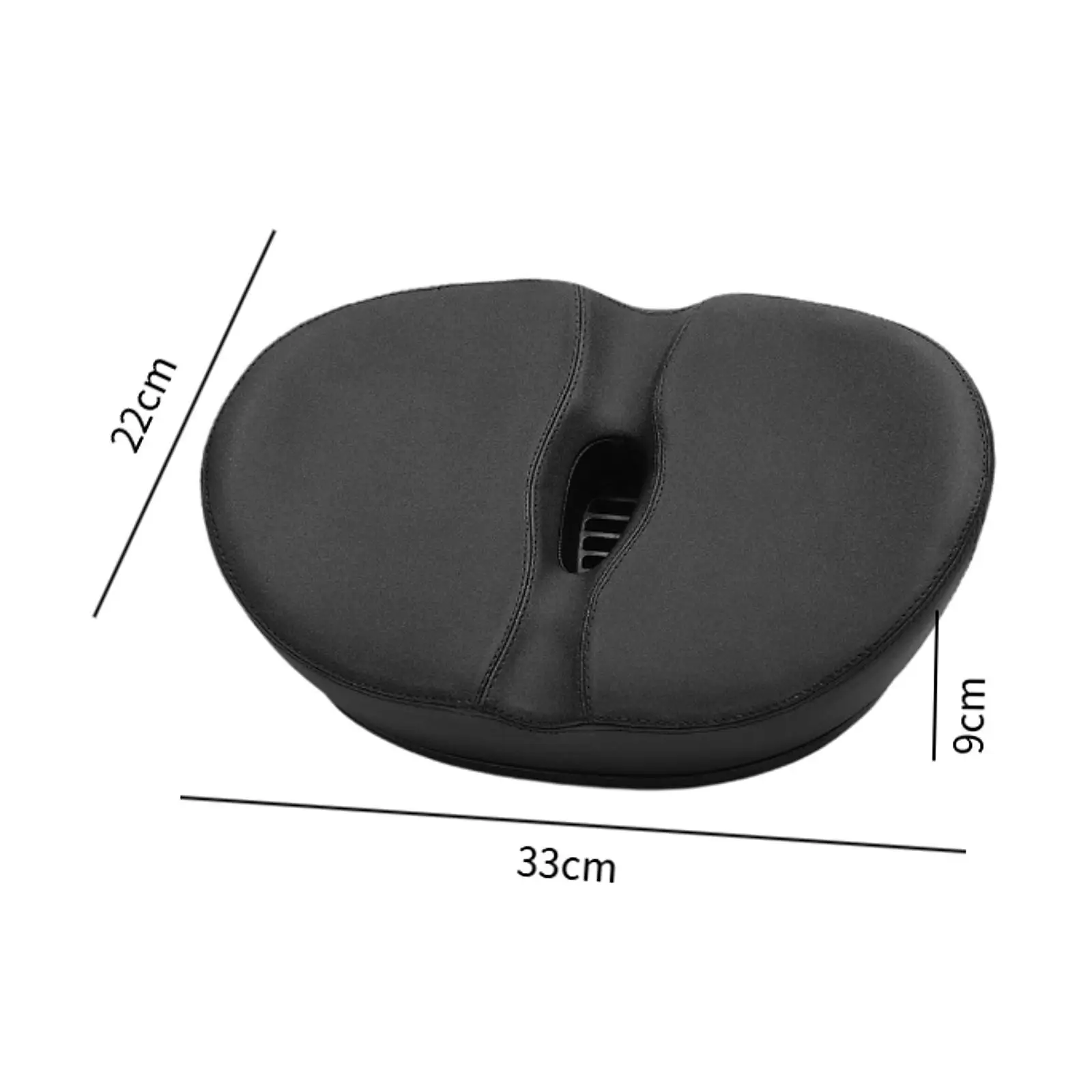 

Ergonomic Wide Bike Seat Breathable Bicycle Saddle Comfortable Replacement for Exercise and Road Bikes
