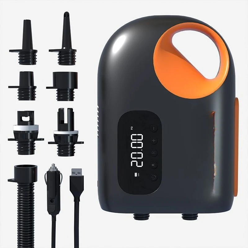 

Portable electric car air pump tent SUP pulp board