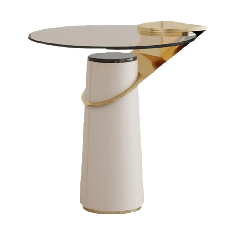 

Light Luxury Modern Minimalist Sofa Corner Side Table Advanced Bedside Small Coffee Table Corner Table