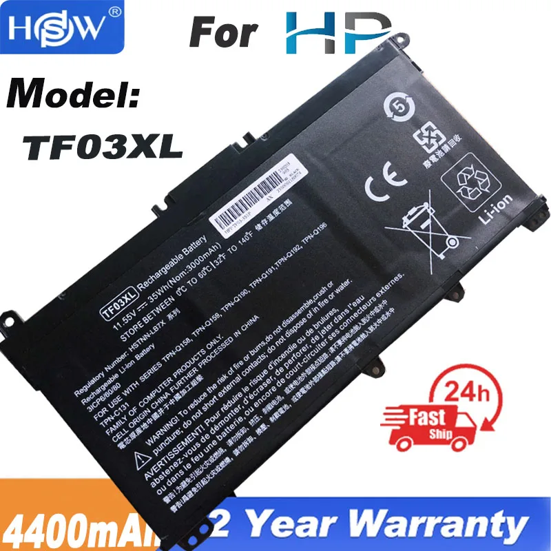 

New TF03XL laptop Battery For HP Pavilion 15-CC 14-bf033TX 14-bf108TX 14-bf008TU HSTNN-UB7J TPN-Q188 TPN-Q189 TPN-Q190 Q191