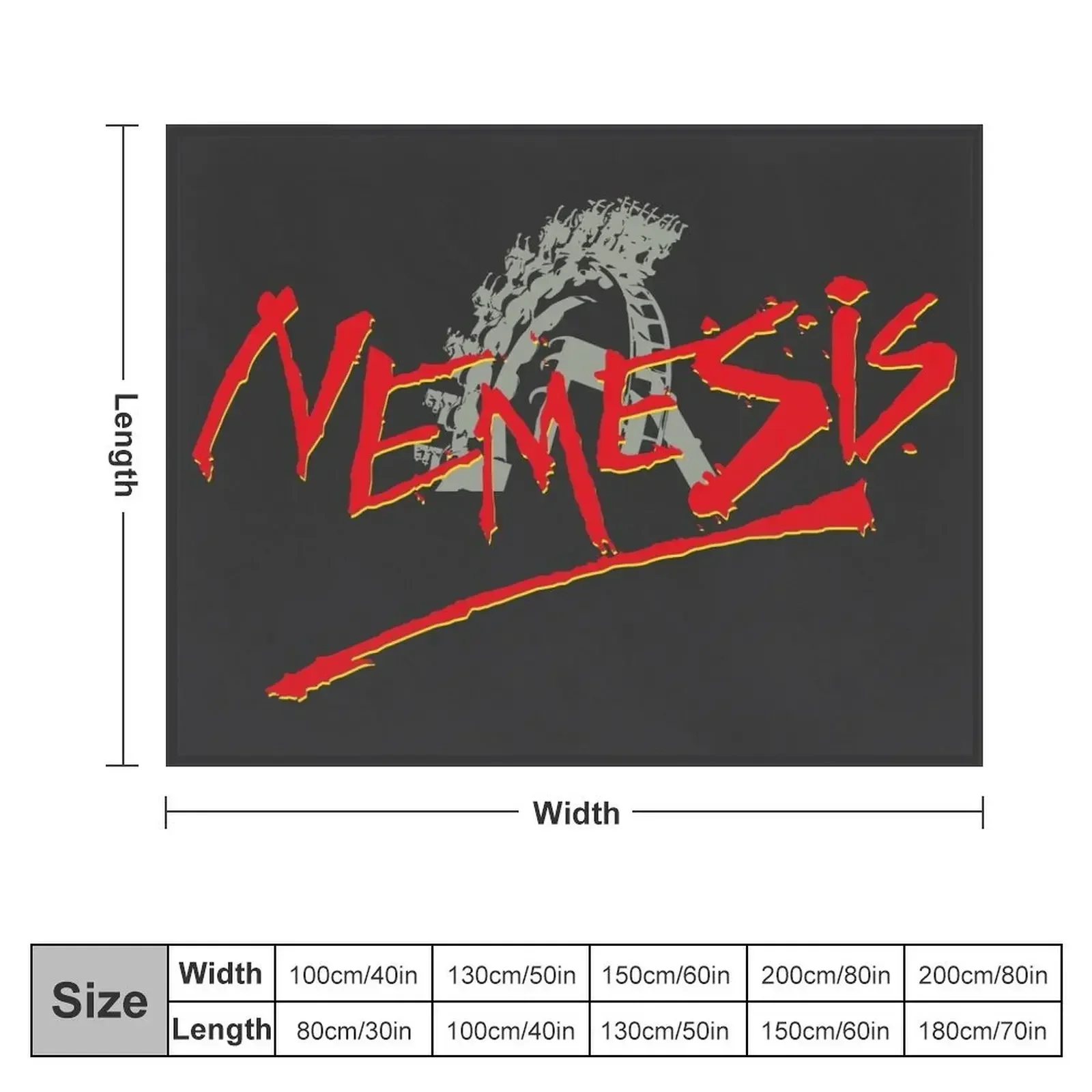 Nemesis Logo w/Loop Throw Blanket Comforter Furrys Blankets