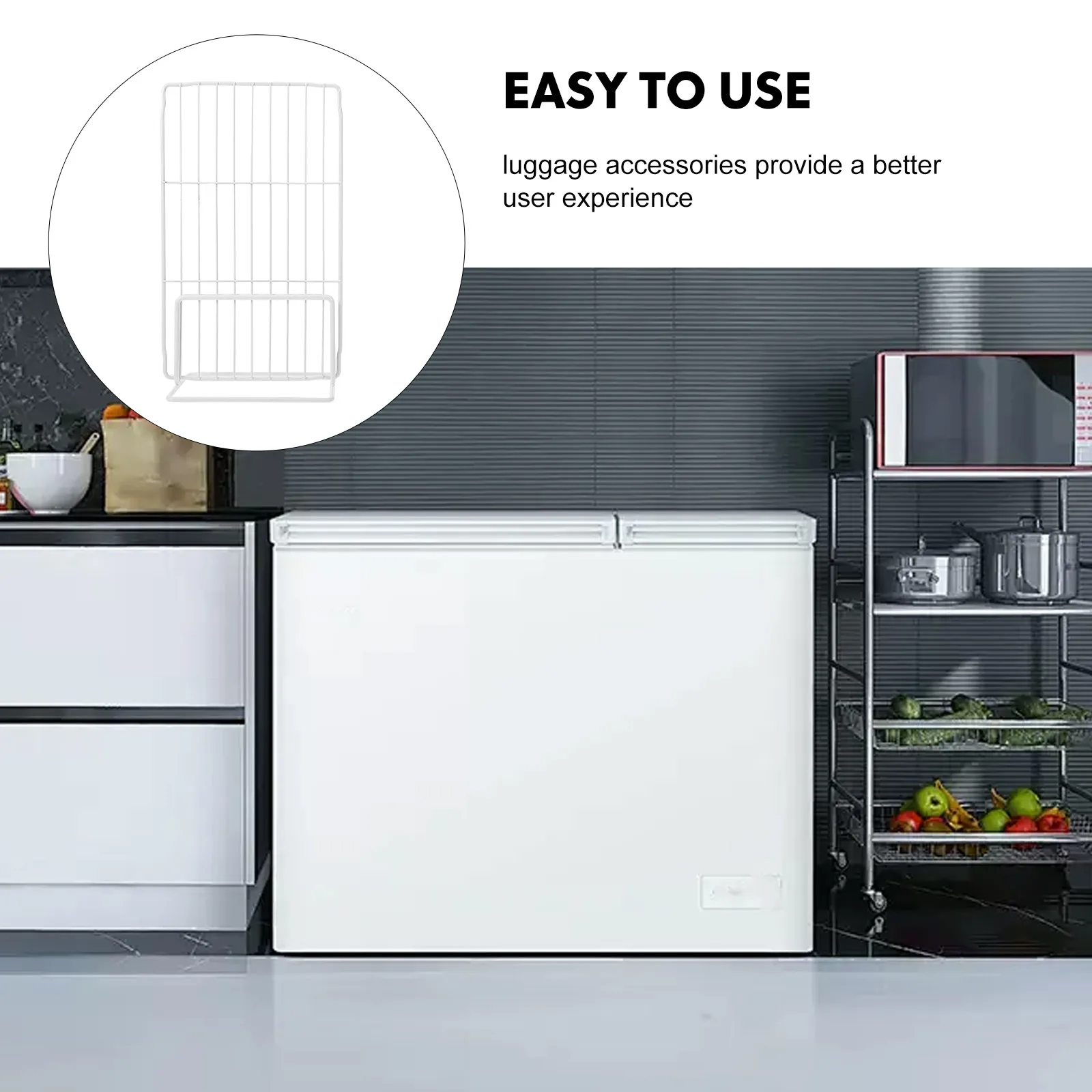 

2 шт., перегородка для морозильной камеры, ширина 32-34 см, 29 см, разделитель железной проволоки, сетчатая полка для холодильника, органайзер для хранения в холодильнике