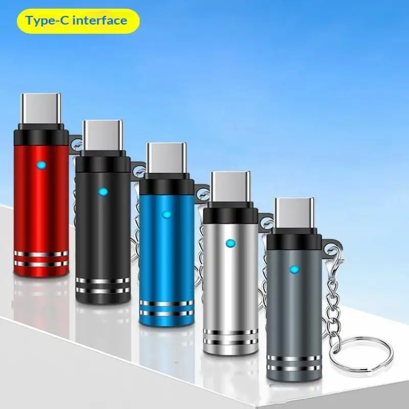 Type-C Mobile Cigarette  Adapter Air Blowing Cigarette  Outdoor Safety Portable Mini Cigarette Lighting Artifact