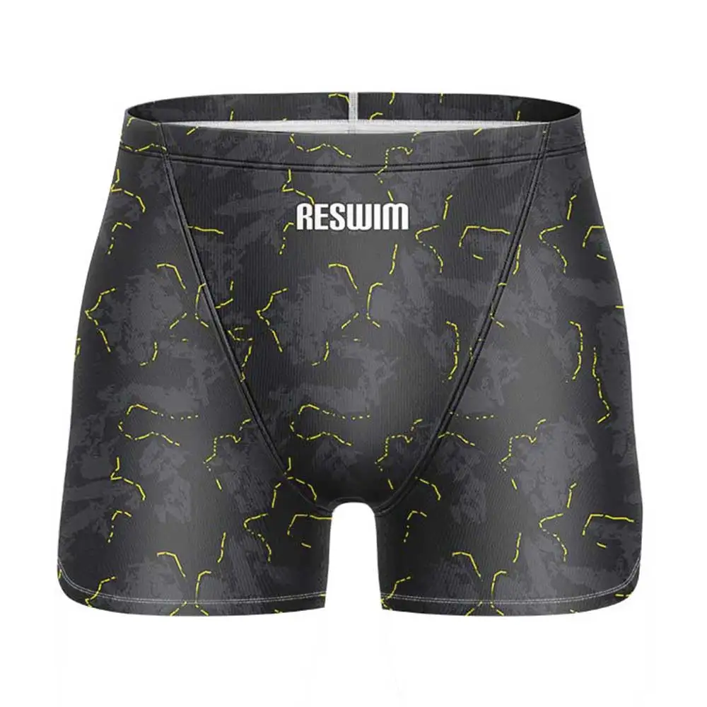 Nuovi uomini Jammers Costume da bagno Swim Surf Tronchi da spiaggia Calzamaglia Pantaloncini Estate Quick Dry Surf Nuoto Pantalones Palestra Jammer Costumi da bagno