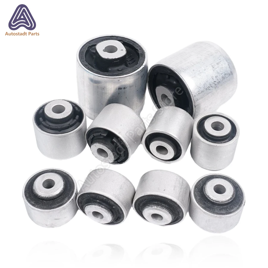 10PCS 4H0407515 8K0 4G0407515 8K0407183F 4E0407181B 4G0407182 for Audi Q5 Front Upper and Lower Control Arm Bushings Kit