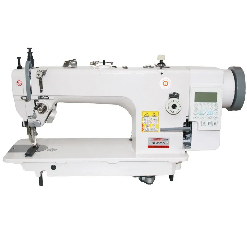 

Household Commercial Sewing Machine Thick Clothing Material Leather Synchronous Sewing Machine Electric 220V 1-9MM Needle Pitch