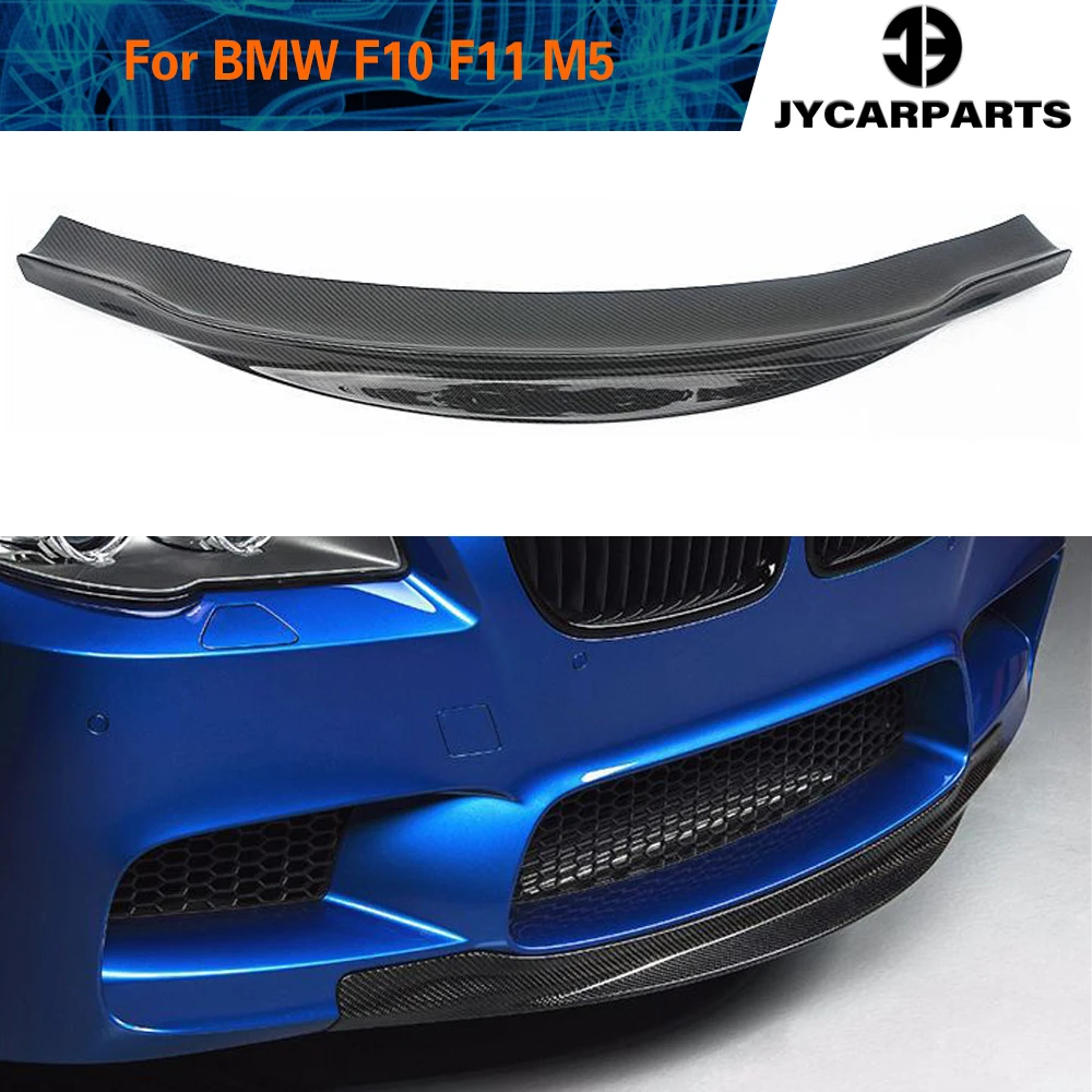 

For BMW 5 Series F10 M5 2012 - 2016 Front Bumper Lip Spoiler Splitters Apron Carbon Fiber / FRP Non for F10 Change to M5 Look)