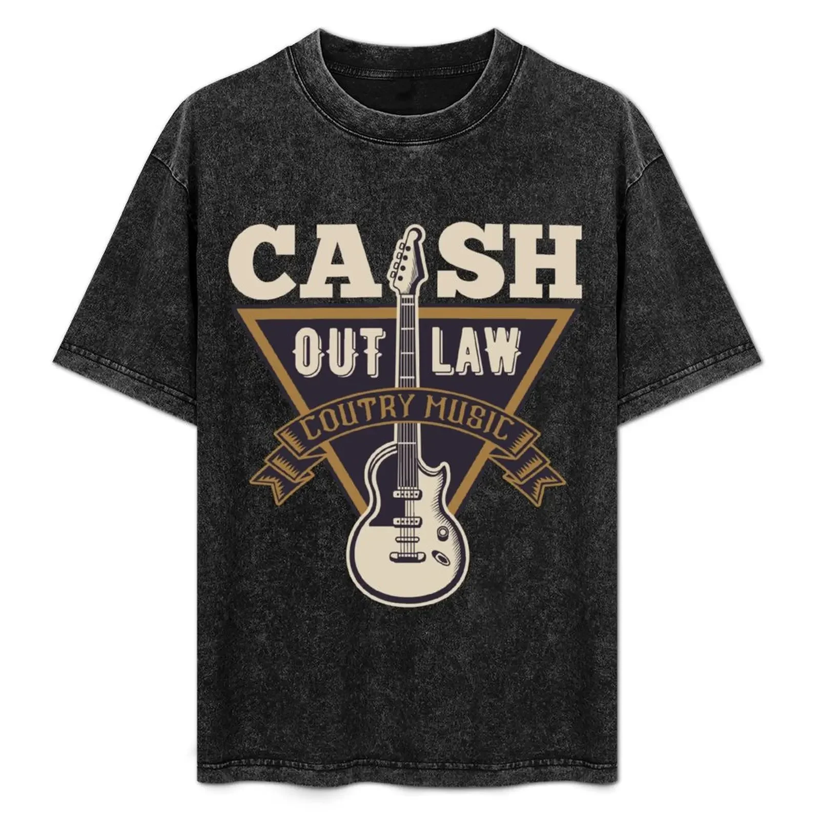 

Cash Outlaws Country Music T-Shirt summer shirt custom t shirt summer 2025 tee shirts for men