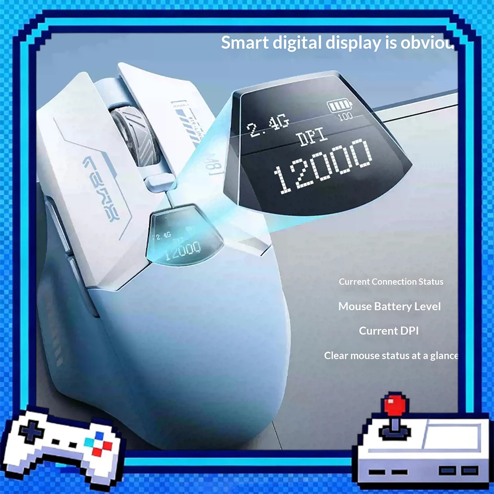 lingbao-m8-ワイヤレスゲーミングマウス-インテリジェントディスプレイ画面-paw3311センサー-12000dpiマウス-fps-valorant-pcゲーマー向け
