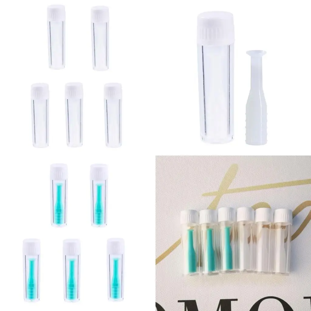 

652F 5pcs/lot Multicolor Contact Lenses Remover Small Suction Cups Pocket Tools